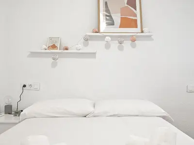 Cama o camas de una habitación en Apartamento La Pastora