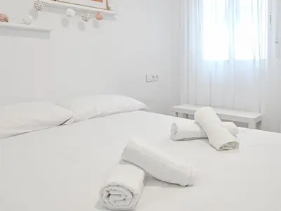 Cama o camas de una habitación en Apartamento La Pastora