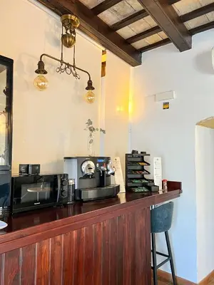 Una cocina o zona de cocina en Hostal Servilia