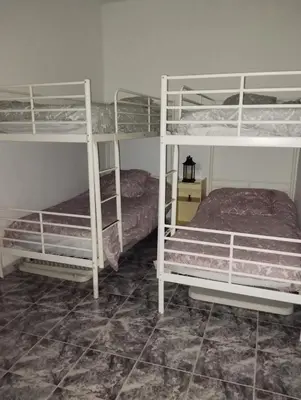 Cama o camas de una habitación en Casa Rural Santa Clara
