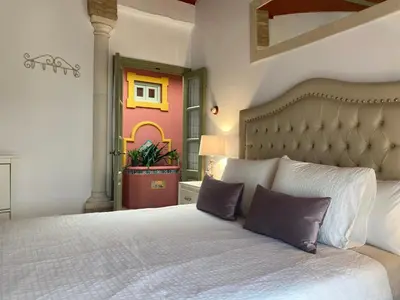 Cama o camas de una habitación en Casa Boutique Eros