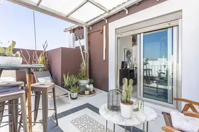Un balcón o terraza de Estudio Feria Sevilla - Vacacional Sevilla