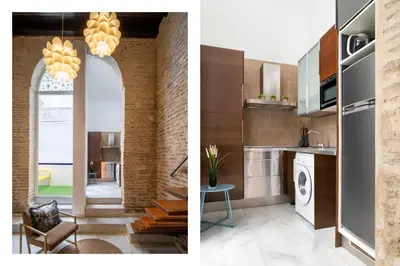 Una cocina o zona de cocina en Unika Homes Hombre de Piedra