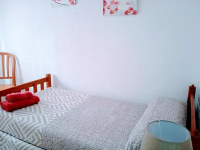 Cama o camas de una habitación en Casa Violeta