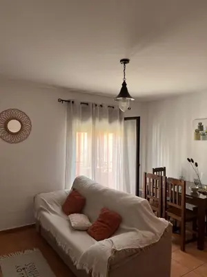 Cama o camas de una habitación en Apartamentos turísticos Rutas del Torcal 1A