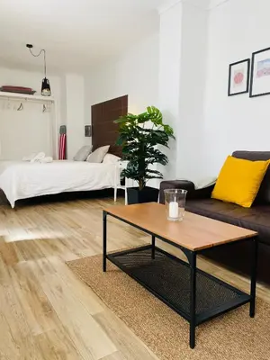 Cama o camas de una habitación en Patio de Los Barberos 2