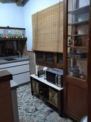 Una cocina o zona de cocina en Casa Rural La ilusion