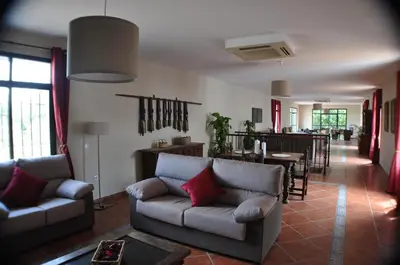 Zona de estar de Cortijo la amazona