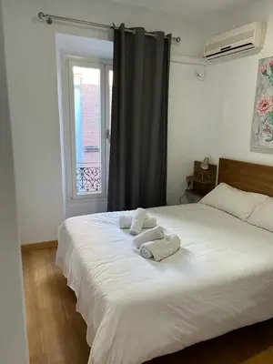 Cama o camas de una habitación en Alameda Corner