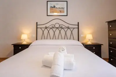 Cama o camas de una habitación en Apartamento CONDE DE PRIEGO