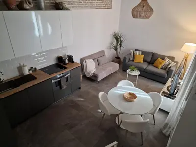 Una cocina o zona de cocina en Atico en Puerta Osario