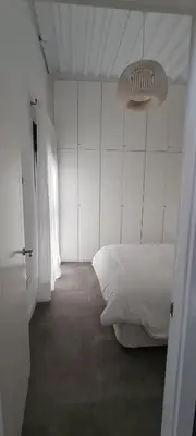 Cama o camas de una habitación en Atico en Puerta Osario
