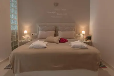 Cama o camas de una habitación en B&B Villa Deseada