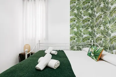 Cama o camas de una habitación en Apartamento Macarena junto a la Basílica de la Macarena