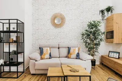 Zona de estar de Apartamento Macarena junto a la Basílica de la Macarena
