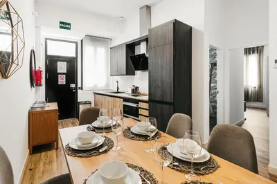 Una cocina o zona de cocina en Apartamento Macarena junto a la Basílica de la Macarena