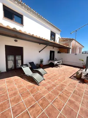 Un patio o zona al aire libre en Apartamento turístico Rutas del Torcal