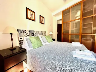 Cama o camas de una habitación en Hispalis San Julian