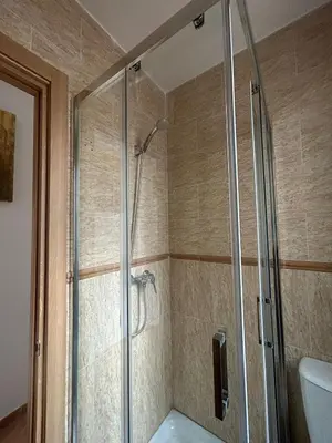 Un baño de Casa Cerro Luna Con Chimenea