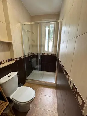 Un baño de Casa Cerro Luna Con Chimenea