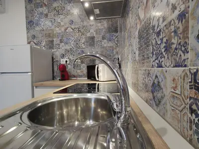 Una cocina o zona de cocina en La Casa de la Mimosa