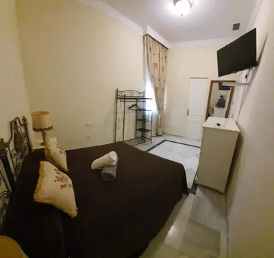 Cama o camas de una habitación en Apartamento loft tendillas