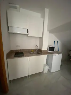 Una cocina o zona de cocina en Bj. A Apartamentos Arguiñan
