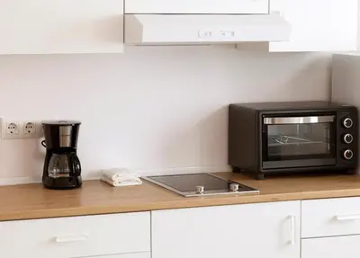 Una cocina o zona de cocina en Bj. A Apartamentos Arguiñan