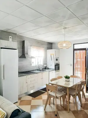 Una cocina o zona de cocina en La Casa del Sauce
