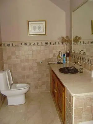 Un baño de Casa con encanto frente al lago