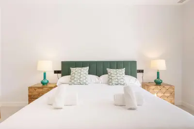 Cama o camas de una habitación en Imagen Metrosol Deluxe by Valcambre