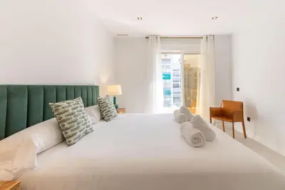 Cama o camas de una habitación en Imagen Metrosol Deluxe by Valcambre
