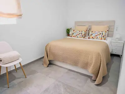 Cama o camas de una habitación en Cañete Medica Fleming