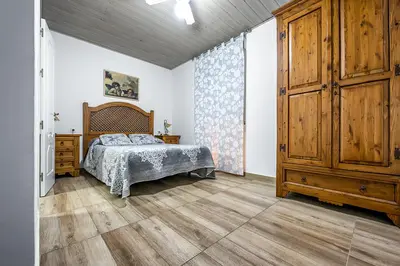 Cama o camas de una habitación en Apartamento en Olvera