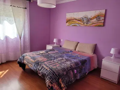 Cama o camas de una habitación en Pura vida en Sevilla