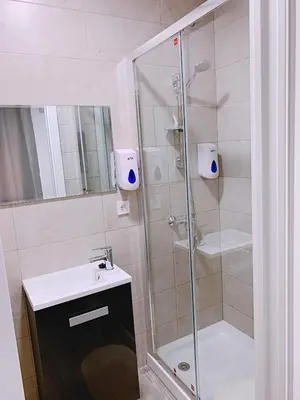 Un baño de Hostal El Castillo Alcala De Guadaira