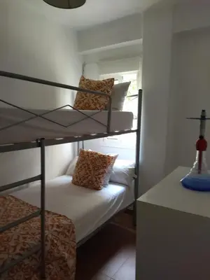 Cama o camas de una habitación en Santa Justa