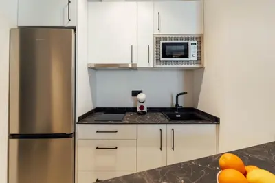 Una cocina o zona de cocina en Luxury and cozy- 1Bd 1Bth- Las Setas