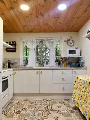 Una cocina o zona de cocina en Cortijo el Alcornocal