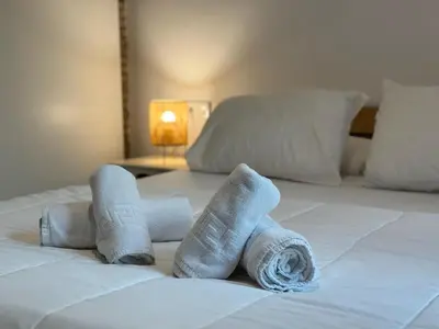 Cama o camas de una habitación en La Casa de la Escalera 3