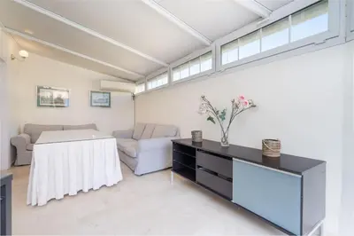 Zona de estar de Spacious apartment Garage 3BR2BH Terrace-Alfalfa