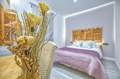 Cama o camas de una habitación en Geysotur EnMayo2021