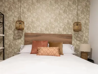 Cama o camas de una habitación en La Casita del Museo