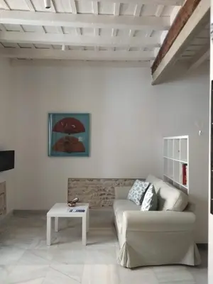 Una televisión o centro de entretenimiento en Apartamento 