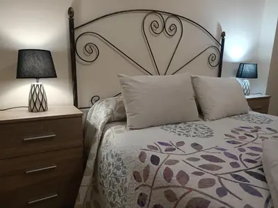 Cama o camas de una habitación en alojamiento matilla