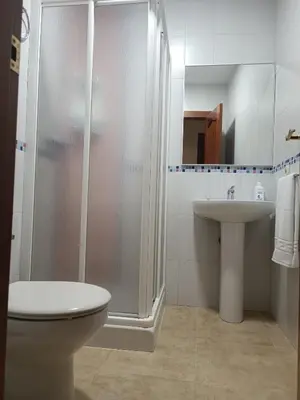 Un baño de alojamiento matilla