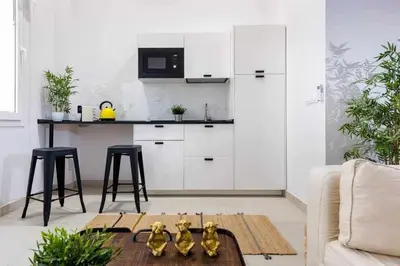 Una cocina o zona de cocina en MonKeys Apartments PinoLoft Nuevo Torneo