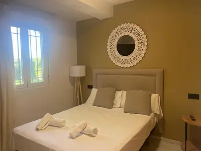 Cama o camas de una habitación en Hotel Brillante 156