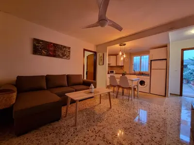 Una cocina o zona de cocina en Vivienda Turística en Típico Patio Cordobés San Basilio