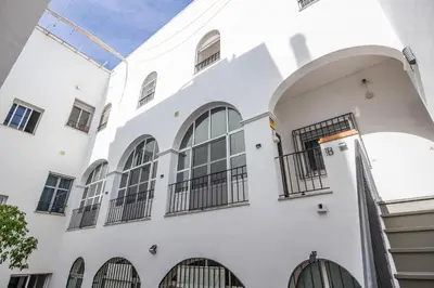 Un balcón o terraza de Feria Apartments
